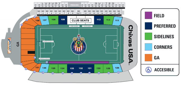 Colorado Rapids Stadium Seating Chart