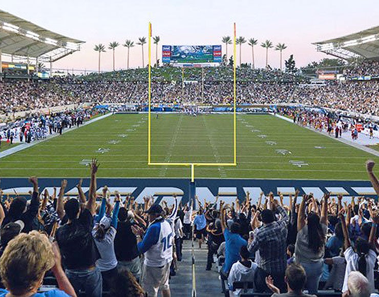 Stubhub Center Chargers Seating Chart