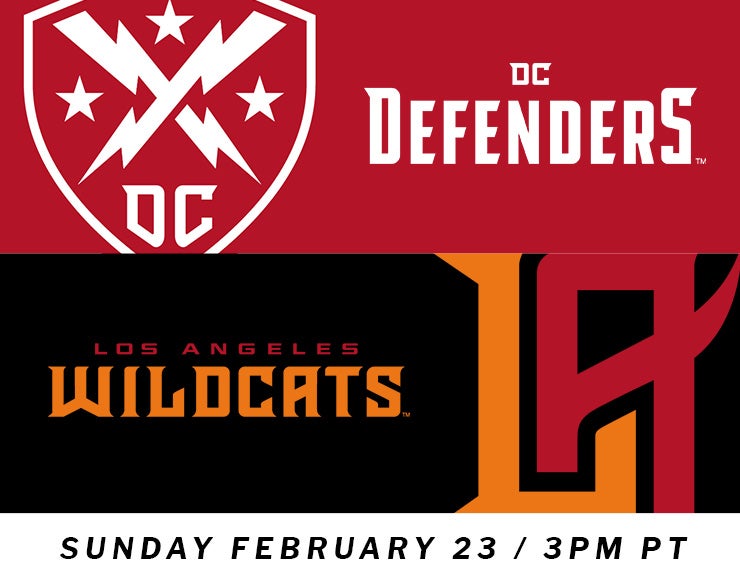 XFL: Los Angeles Wildcats vs. DC Defenders