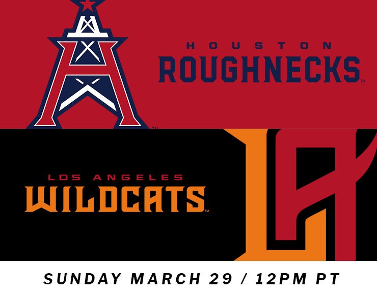 XFL: Los Angeles Wildcats vs. Houston Roughnecks