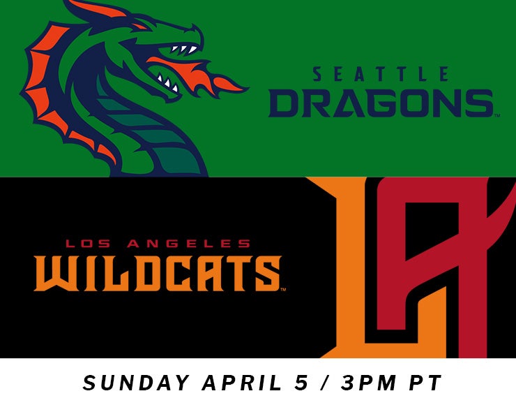XFL: Los Angeles Wildcats vs. Seattle Dragons