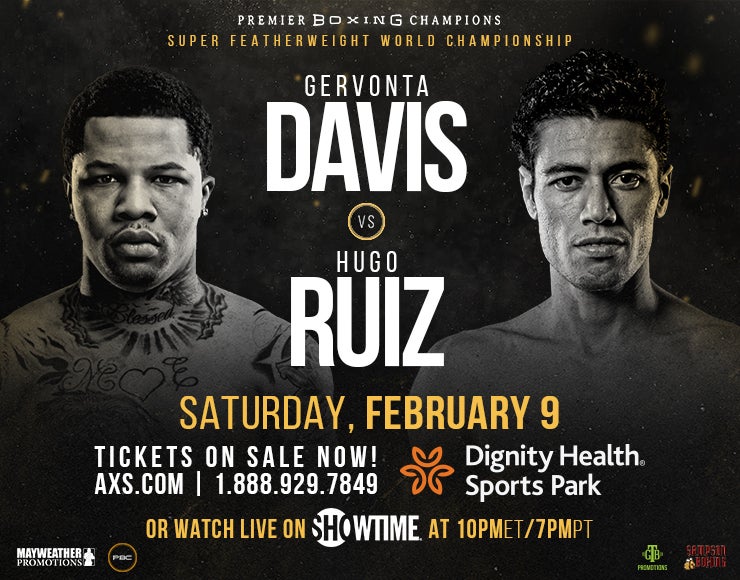 Showtime Championship Boxing Main Event Gervonta Davis Vs Hugo Ruiz Dignity Health Sports Park