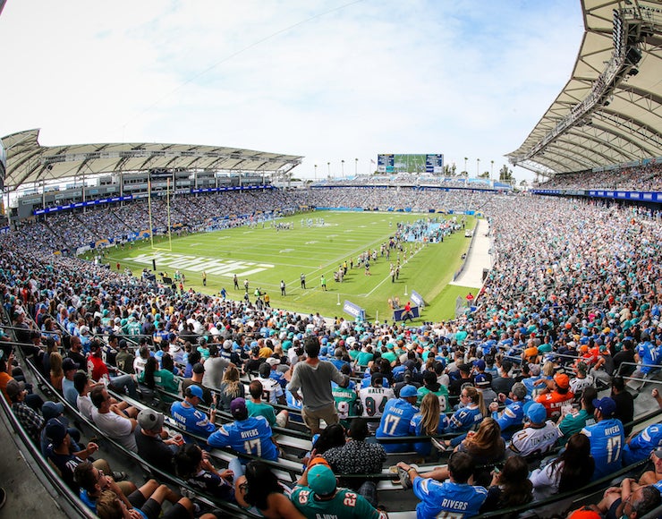 More Info for Photo Gallery: The Los Angeles Chargers host their first regular season game at StubHub Center