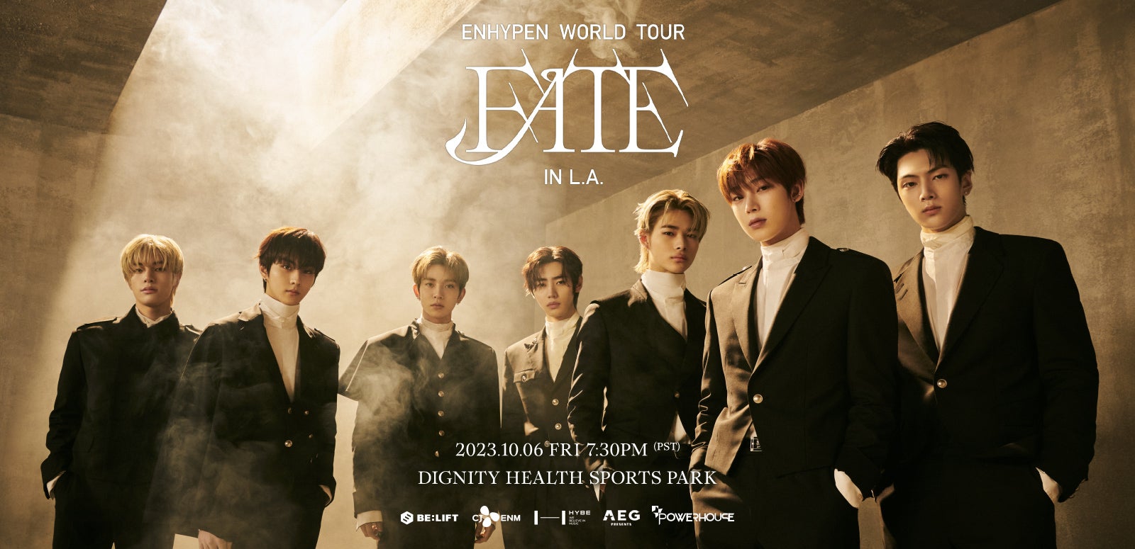 ENHYPEN ANNOUNCED DATES & VENUES FOR U.S. LEG OF 'FATE' WORLD TOUR