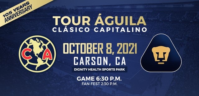 Tour Aguila: Club América vs Pumas UNAM