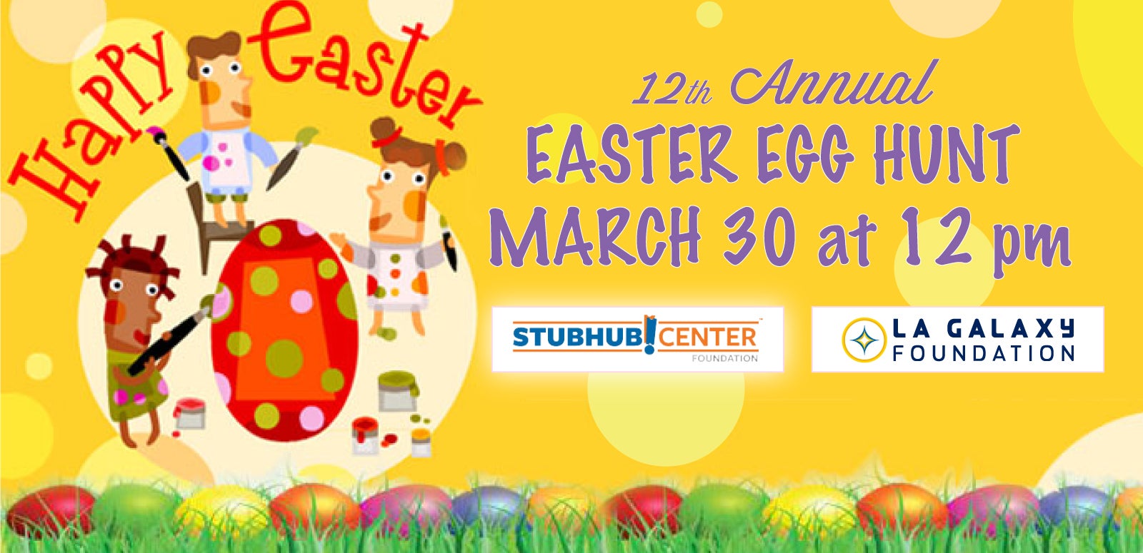 The StubHub Center Foundation and LA Galaxy Foundation 12th Annual Easter Egg Hunt