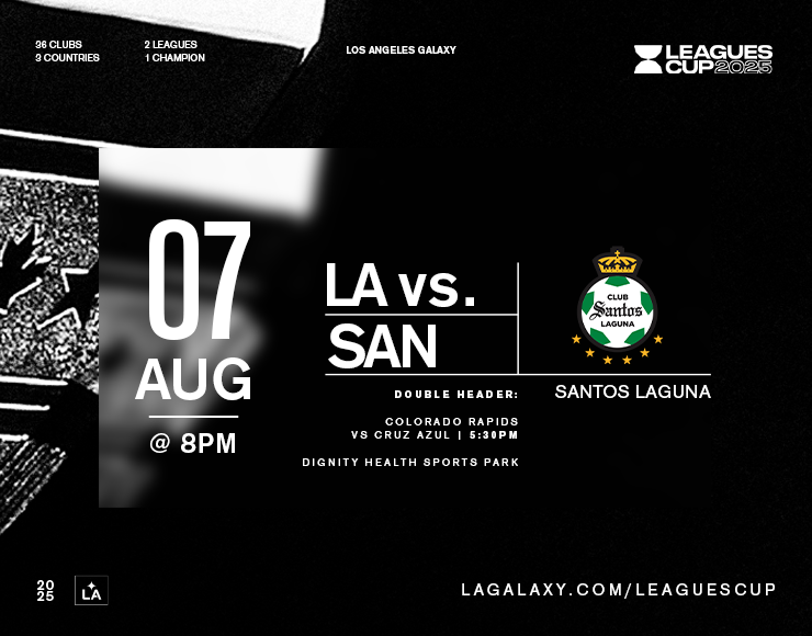 More Info for Leagues Cup Doubleheader - LA Galaxy vs Santos Laguna, Colorado Rapids vs Cruz Azul