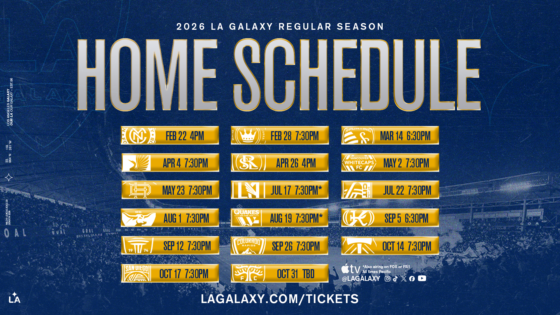 LA Galaxy vs San Diego FC