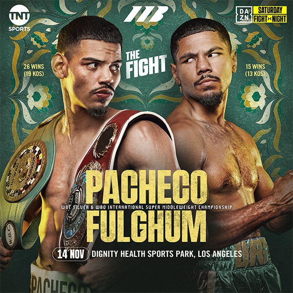 More Info for Matchroom Boxing Presents: Diego Pacheco vs Darius Fulghum