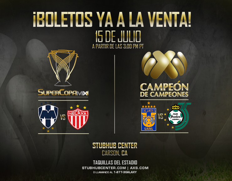 More Info for Super Copa MX & Campeon de Campeones 2018