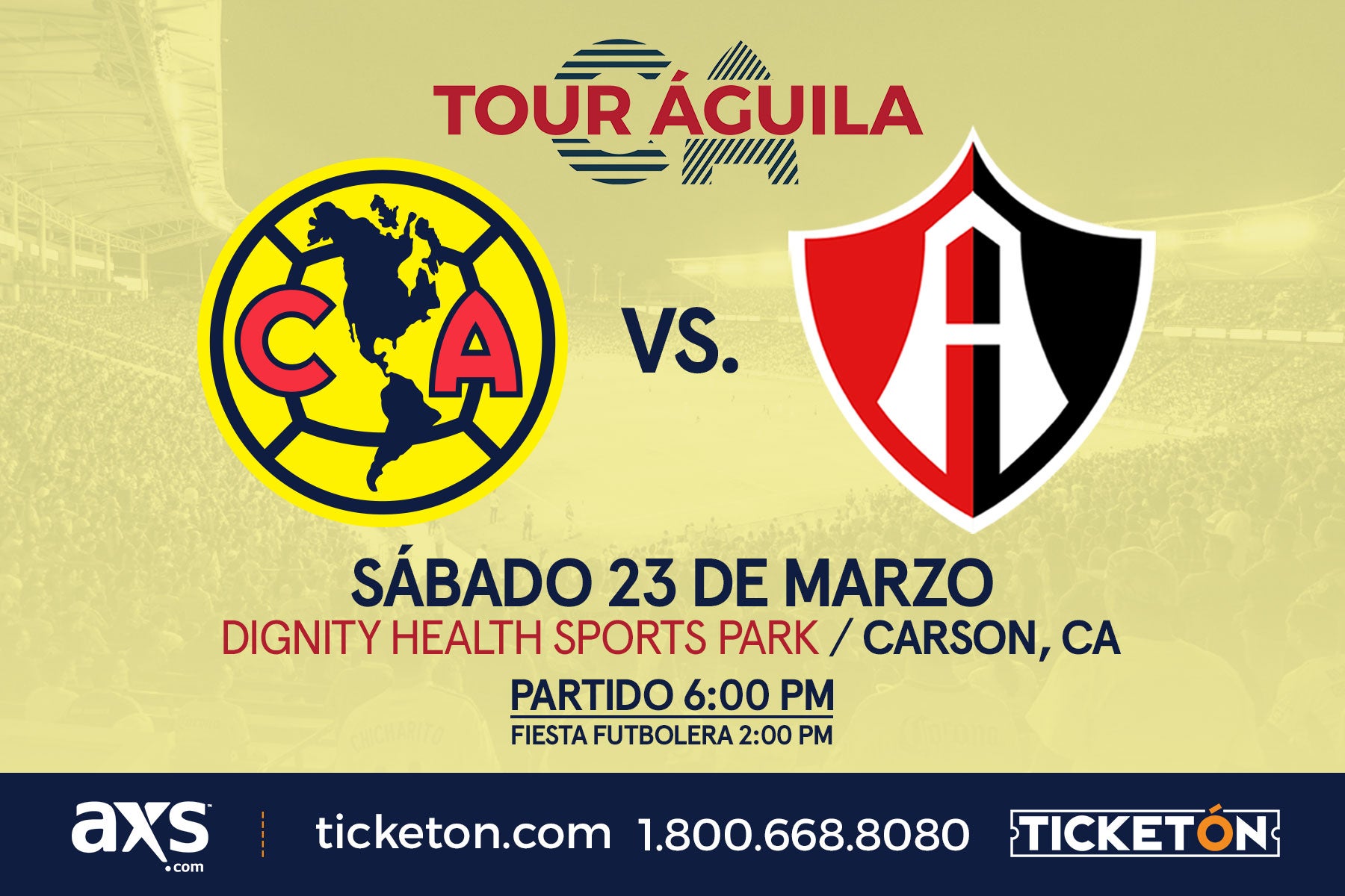 El Tour Águila Regressa a Dignity Health Sports Park | Dignity Health  Sports Park