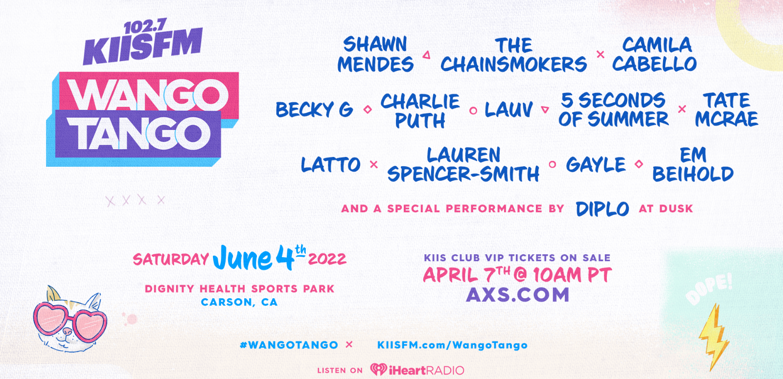 WANGO TANGO ON SALE NOW