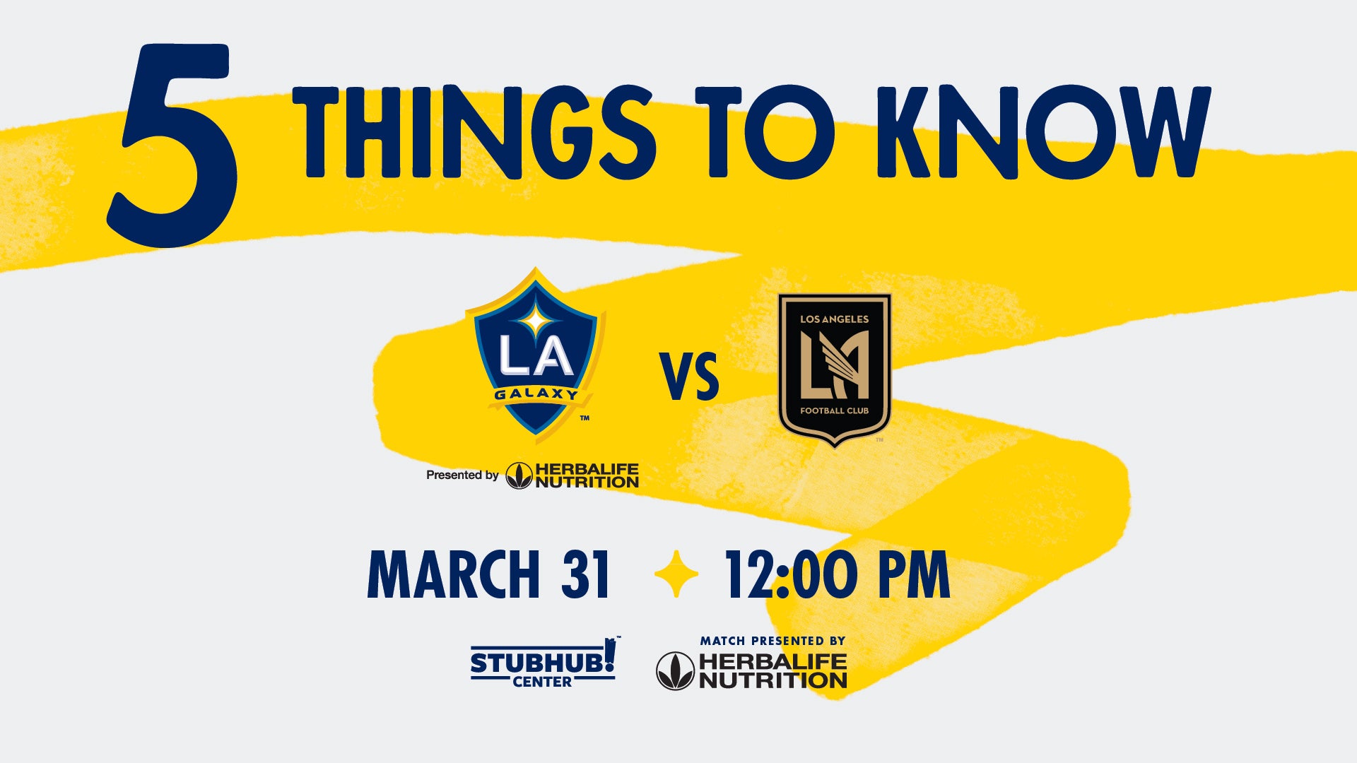 More Info for Five Things to Know for LA Galaxy vs. LAFC at StubHub Center