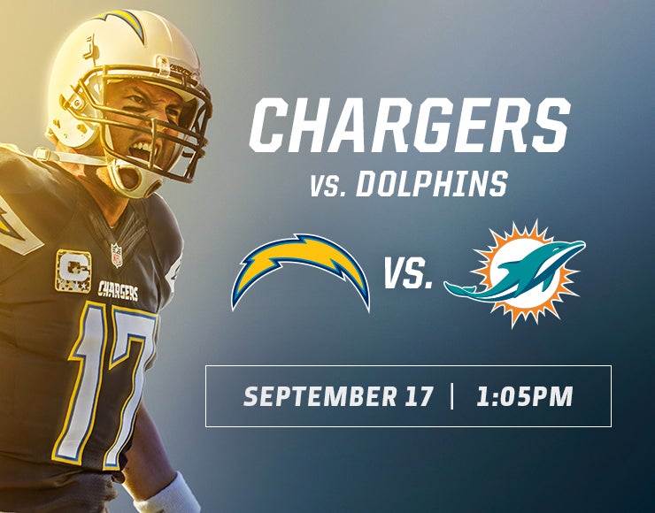 miami dolphins chargers tickets