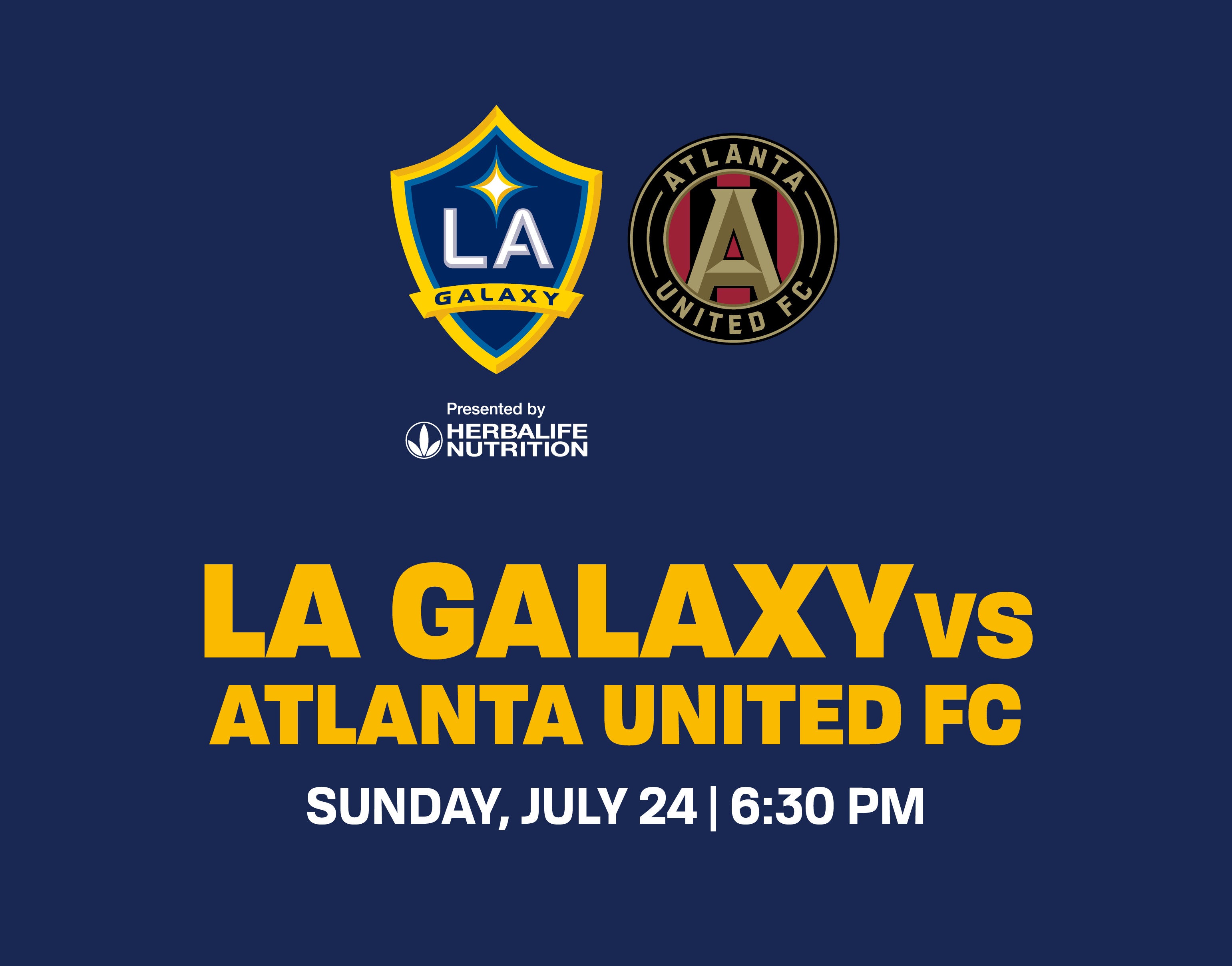 More Info for LA Galaxy vs Atlanta United FC
