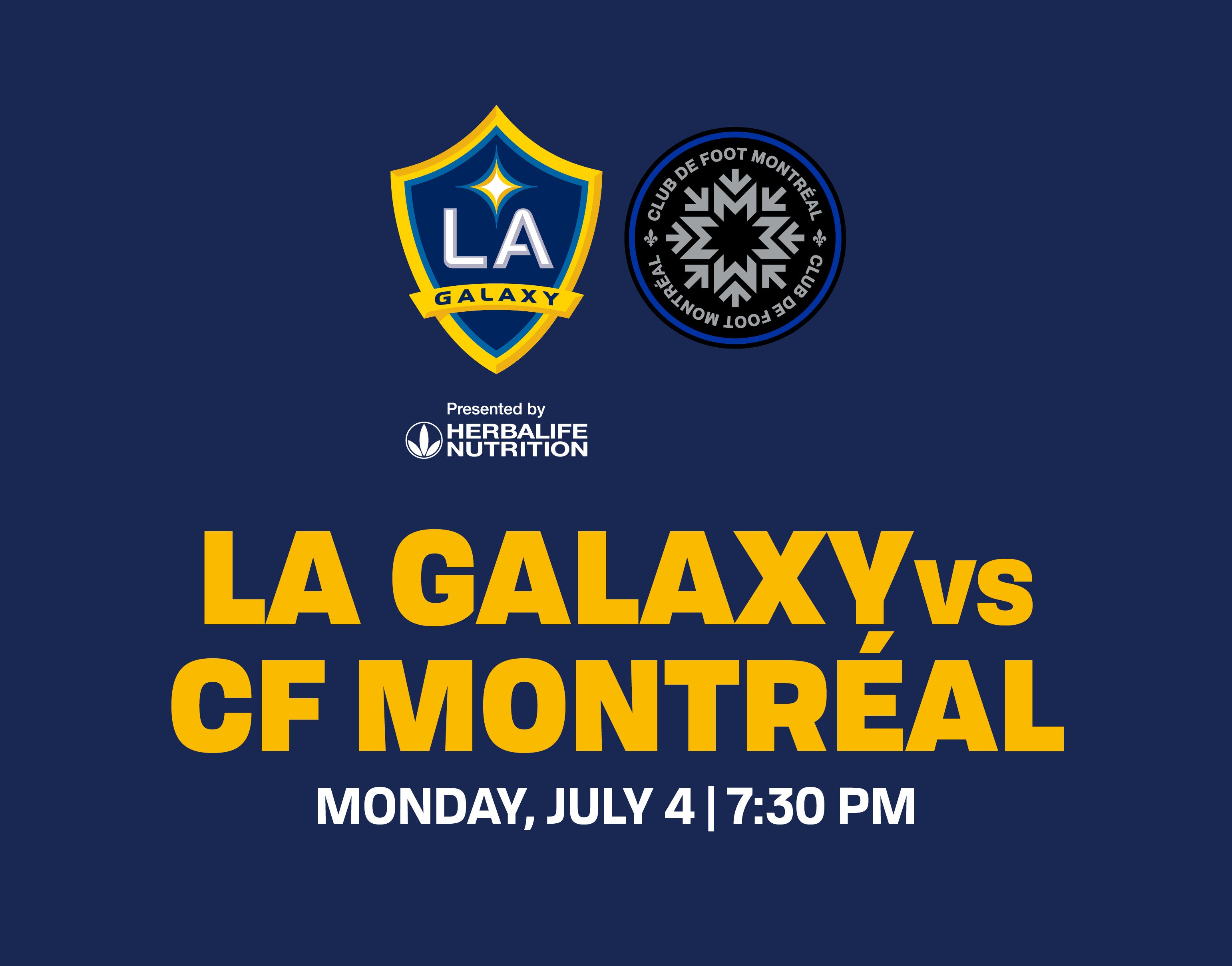 More Info for LA Galaxy vs CF Montreal
