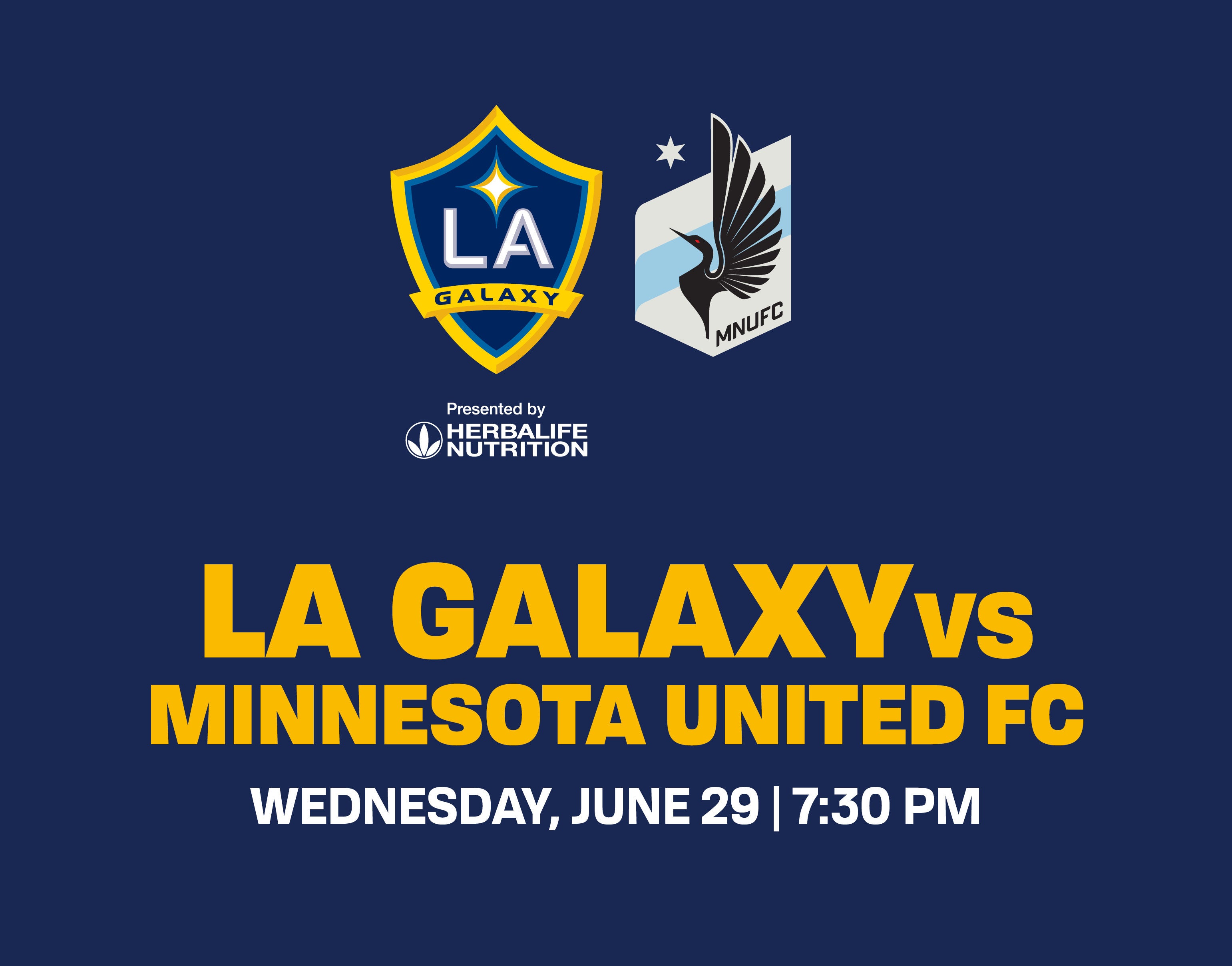 More Info for LA Galaxy vs Minnesota United FC