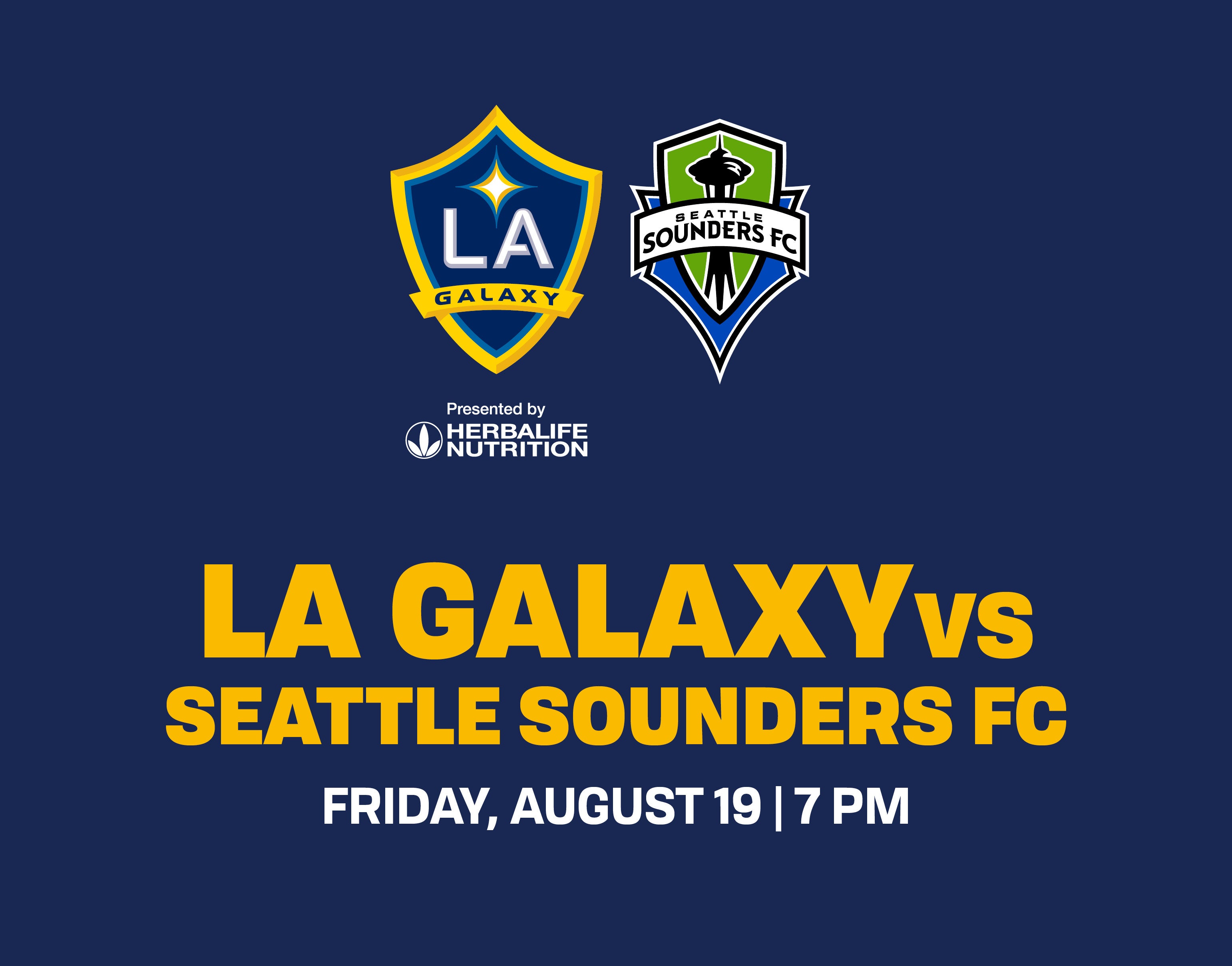 More Info for LA Galaxy vs Seattle Sounders FC