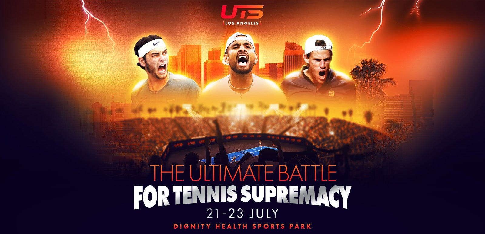 Ultimate Tennis Showdown July 21 Dignity Health Sports Park