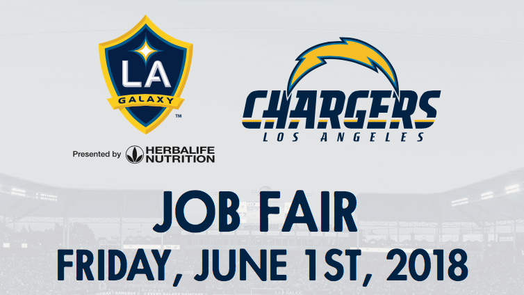 More Info for LA Galaxy and Los Angeles Chargers to host Job Fair at StubHub Center