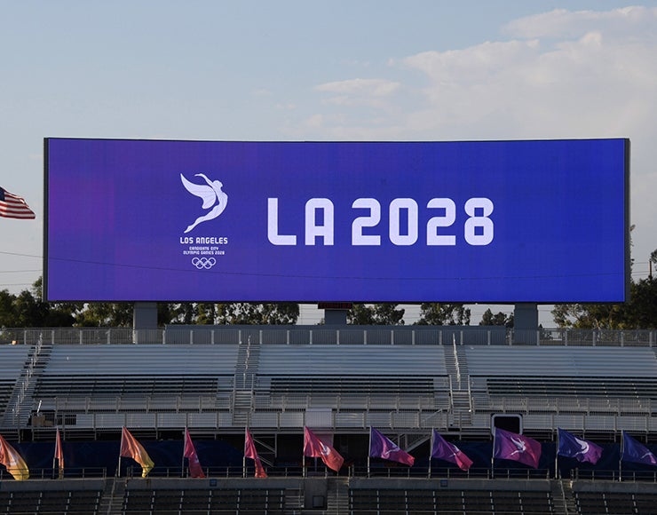 More Info for LA landmarks, US Olympic cities will light up to celebrate LA 2028